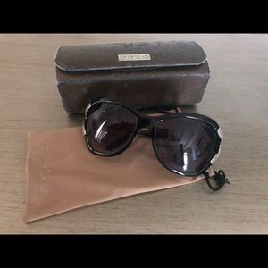 Sunglasses ladies bebe rhinestone studded shades